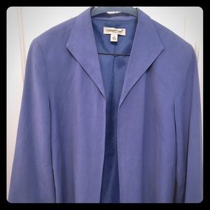 Coldwater Creek linen work blazer jacket